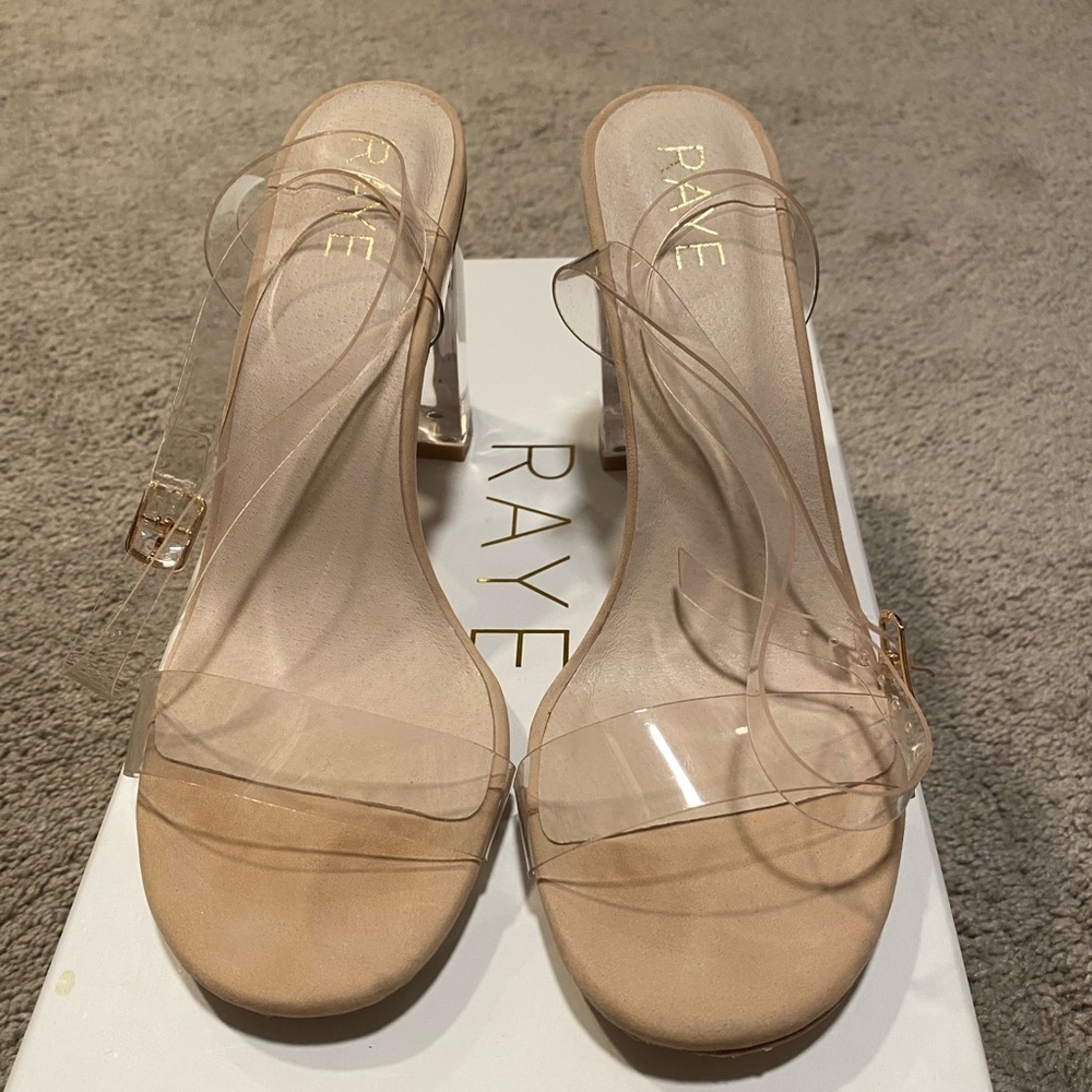 Raye clear sandals